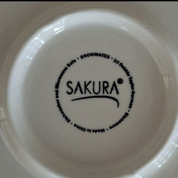 Sakura Snowmates Debbbie Taylor Kerman Pie Plate Bowl - Picture 7 of 10